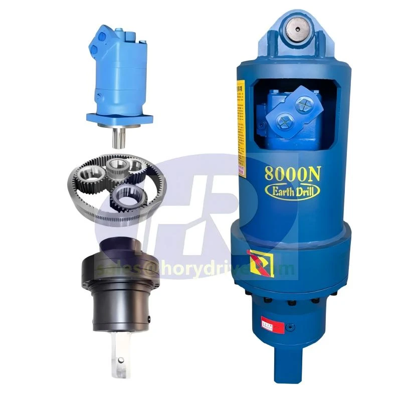 8000Nm Earth Auger Drive For Skid Steer